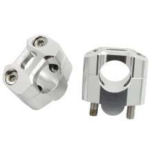 SEFIS Flat 22 handlebar riser 28,6mm - silver