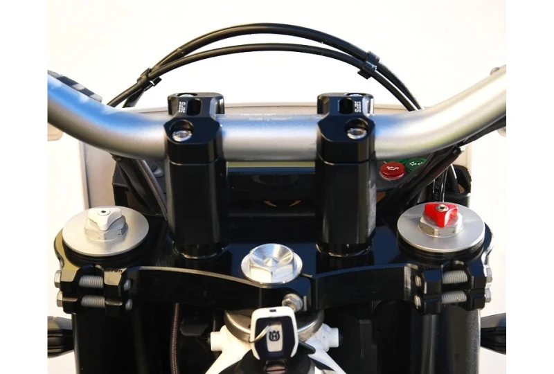SEFIS Flat 50 handlebar risers 28.6 mm Husqvarna for a motorcycle