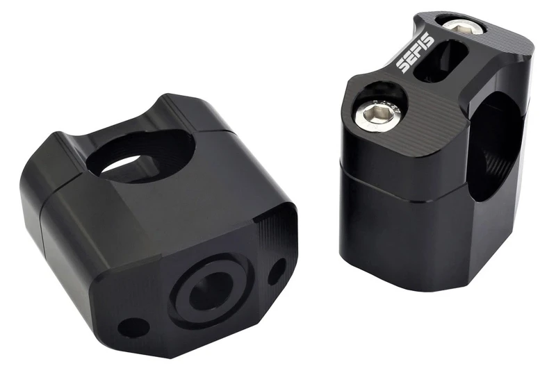 SEFIS Flat 50 handlebar risers 28.6 mm for a motorcycle