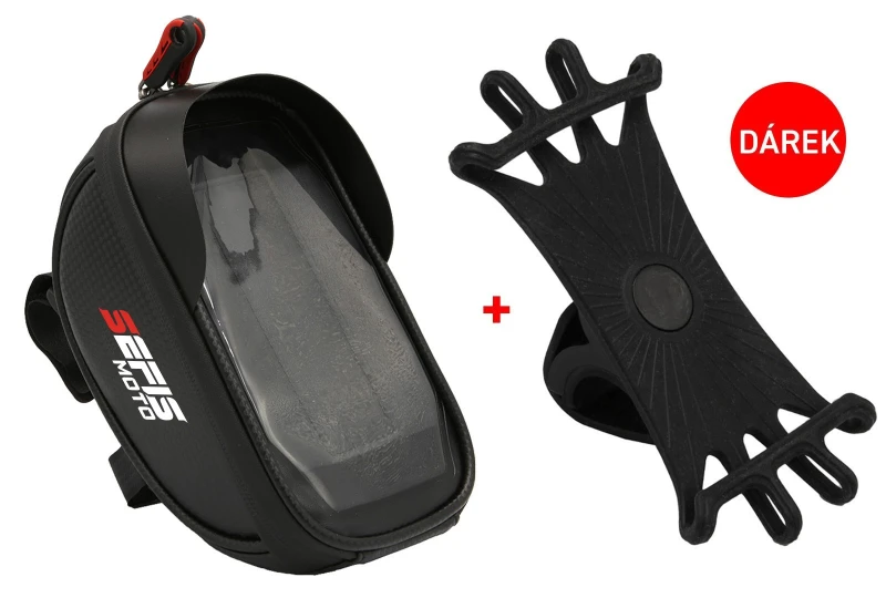 SEFIS G2 waterproof phone holder for bicycles with bag + free Flex bicycle phone holder 