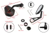 SEFIS Grave Cafe Racer mirror BMW M12 for a motorcycle