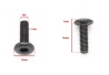 SEFIS Allen screw M6 x 16mm x 1mm - flat head for a motorcycle