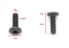 SEFIS Allen screw M8 x 16mm x 1.25mm - flat head for a motorcycle