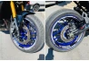 SEFIS jednodílné polepy na kola YAMAHA Tracer černo-šedé for a motorcycle