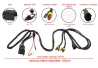SEFIS wiring for auxiliary position lights for a motorcycle