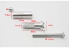 SEFIS assembly kit for handlebar 13-18mm with M8 screw for a motorcycle