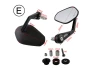 SEFIS Grave Cafe Racer mirrors for Indian