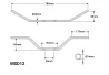 SEFIS MSD12 handlebar 22mm Honda