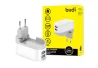 SEFIS socket charger with folding pins 2x USB 12W 2.4A 5V for the car