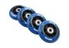SEFIS replacement wheels for the stand blue for a motorcycle