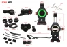 SEFIS NEO metal phone holder with 15W wireless charging BMW K 1600 GT for a motorcycle
