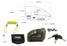SEFIS ON OFF alarm disc lock for a motorcycle