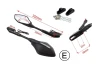 SEFIS Optic supersport mirrors with LED turn signals Kawasaki ZX10R 2016-2018 for a motorcycle