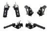 SEFIS additional footrests for frame 22-25mm black for a motorcycle