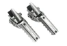 SEFIS additional footrests for frame 22-25mm silver for a motorcycle