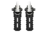 SEFIS additional footrests for frame 22-25mm black for a motorcycle