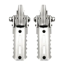 SEFIS additional footrests for frame 22-25mm silver