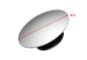 SEFIS blind spot mirror 2pcs for a motorcycle