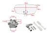 SEFIS plexi adapter raise clear PC for a motorcycle