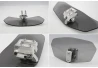 SEFIS plexi adapter raise light smoke PC for a motorcycle