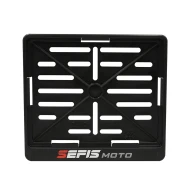 SEFIS plastic motorcycle license plate frame CZ