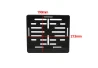 UNI plastic motorcycle license plate frame CZ for a motorcycle