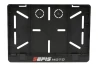 SEFIS plastic motorcycle license plate frame SK for a motorcycle