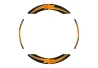 SEFIS PREMIUM ST 1 two-part stickers for wheels - orange for a motorcycle