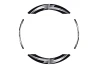 SEFIS PREMIUM ST 1 two-part stickers for wheels - grey for a motorcycle