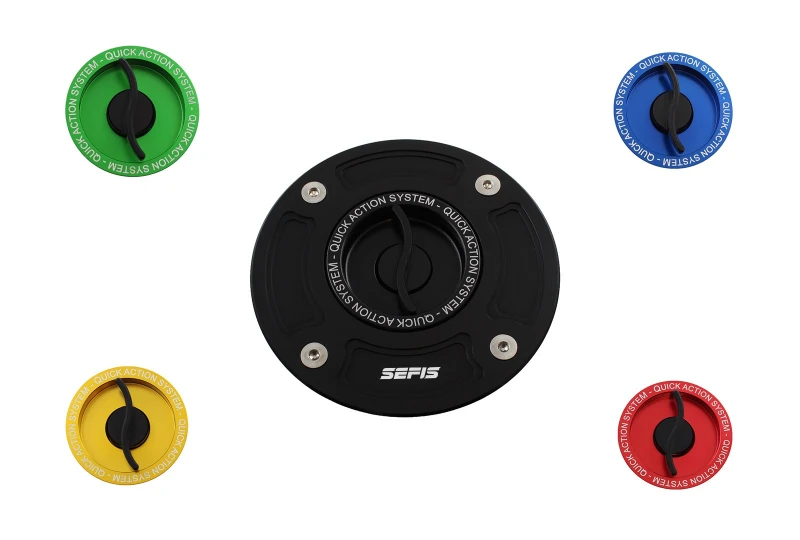 SEFIS Quick fuel gas cap lock Suzuki 4 holes for a motorcycle