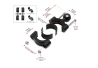 SEFIS R-ball adapter L 28,4mm-39,1mm for a motorcycle