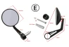 SEFIS Rock Cafe Racer mirrors Suzuki for a motorcycle