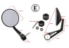 SEFIS Rock Cafe Racer mirrors for scooter Piaggio Vespa for a motorcycle