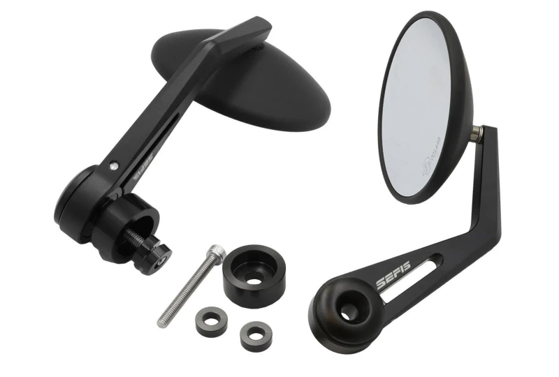 SEFIS Rock Cafe Racer mirrors for scooter Piaggio Vespa for a motorcycle