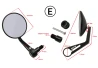 SEFIS Rock Cafe Racer mirror Yamaha for a motorcycle
