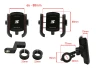 SEFIS RW compact phone holder with quick lock for a motorcycle