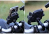 SEFIS RW compact phone holder with quick lock for a motorcycle