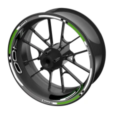 SEFIS sada barevných proužků EASY na kola Kawasaki Z400 green SEFIS sada barevných proužků EASY na kola Kawasaki Z400 green