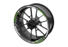 SEFIS sada barevných proužků EASY na kola Kawasaki Z400 green for a motorcycle