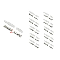 SEFIS set Faston - round connector 4mm with insulation -  male and female - 10 pcs