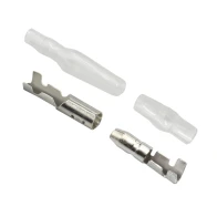 SEFIS set Faston - round connector 4mm with insulation -  male and female - 10 pcs