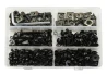 SEFIS set of screws for fairing M6 M5 253 ks black for a motorcycle