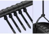 SEFIS cable ties set 250pcs black