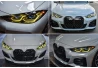 SEFIS Set of yellow LED modules for daytime running lights G22/G23/G26 for the car