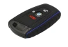 Silicone key cover BMW F10 F20 F30 Z4 X1 X3 X4 M1 M2 M3 1 2 3 5 7 black with blue line for the car