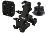 SEFIS Spine phone holder with car suction cup and anti-shock adapter for a motorcycle