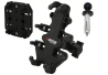 SEFIS Spine phone holder with S-Ball and anti-shock adapter for a motorcycle