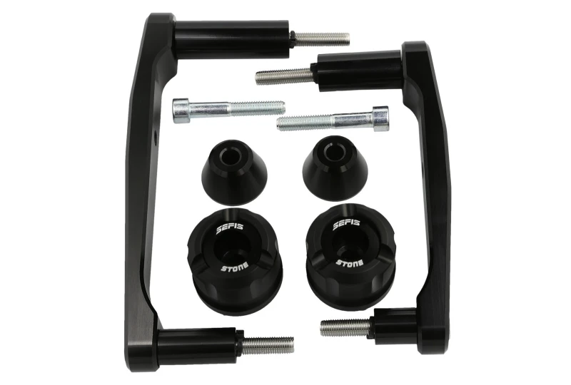 SEFIS STONE crash protectors Kawasaki Z900 black for a motorcycle