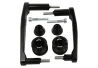SEFIS STONE crash protectors Kawasaki Z900 black for a motorcycle