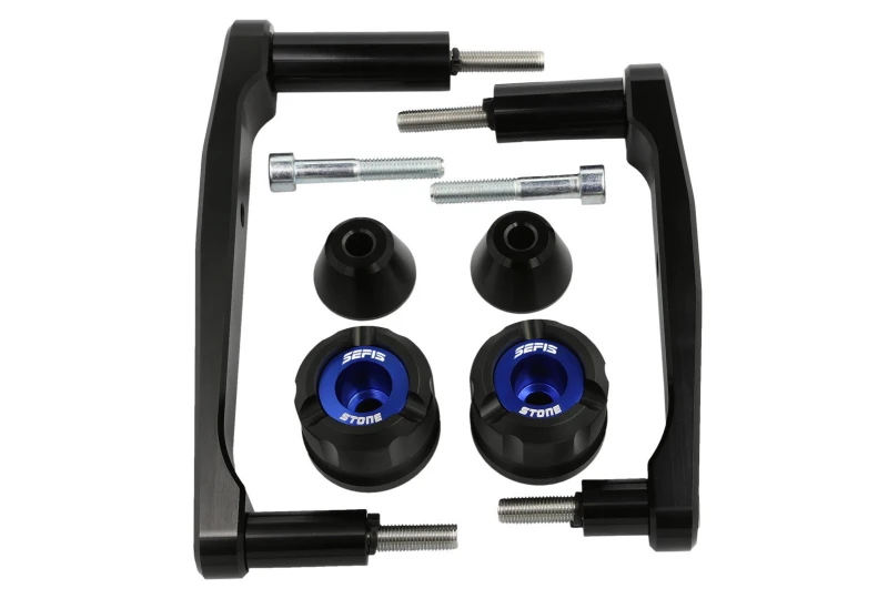 SEFIS STONE crash protectors Kawasaki Z900 blue for a motorcycle